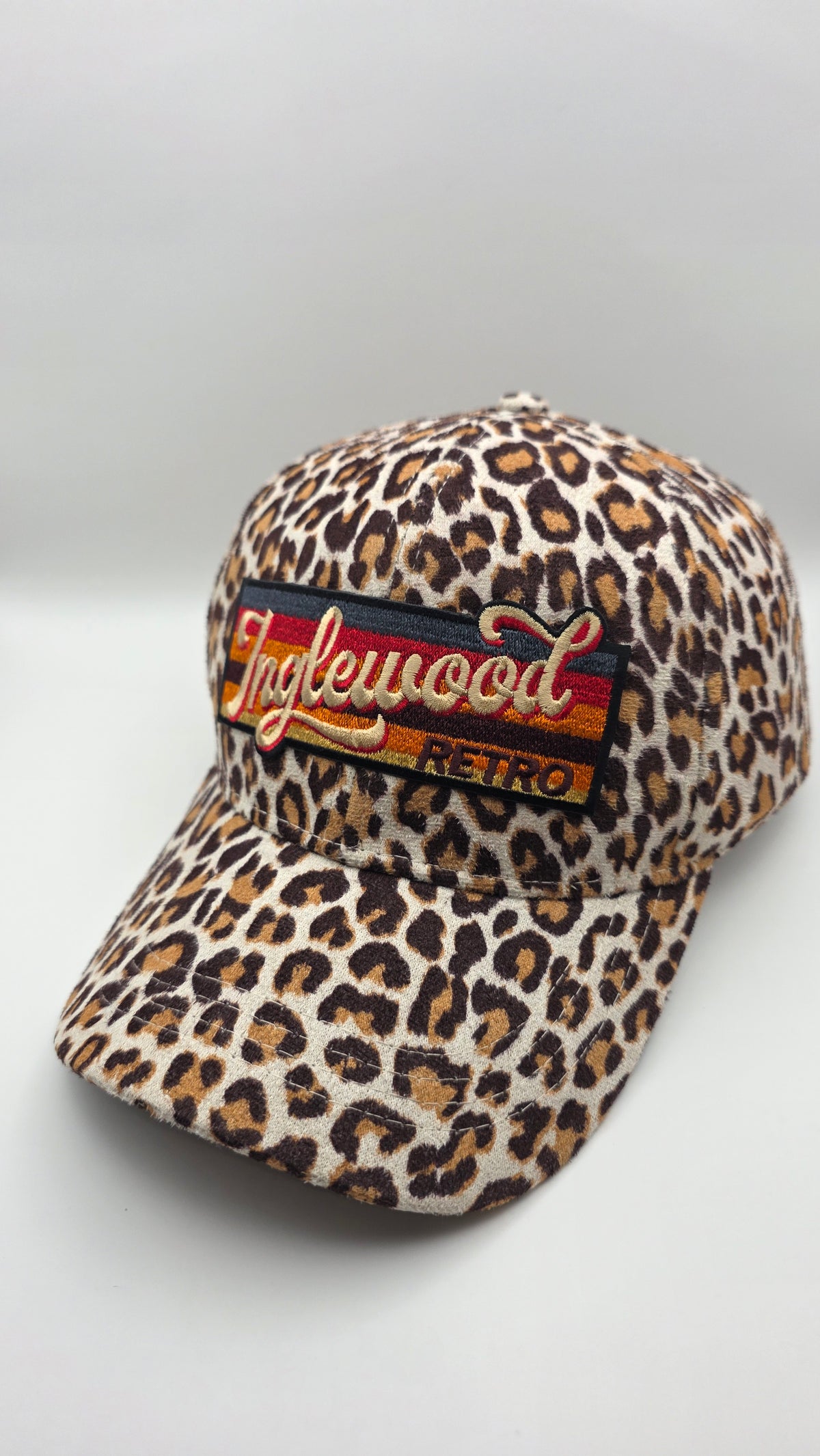 Leopard adjusted back dad hat