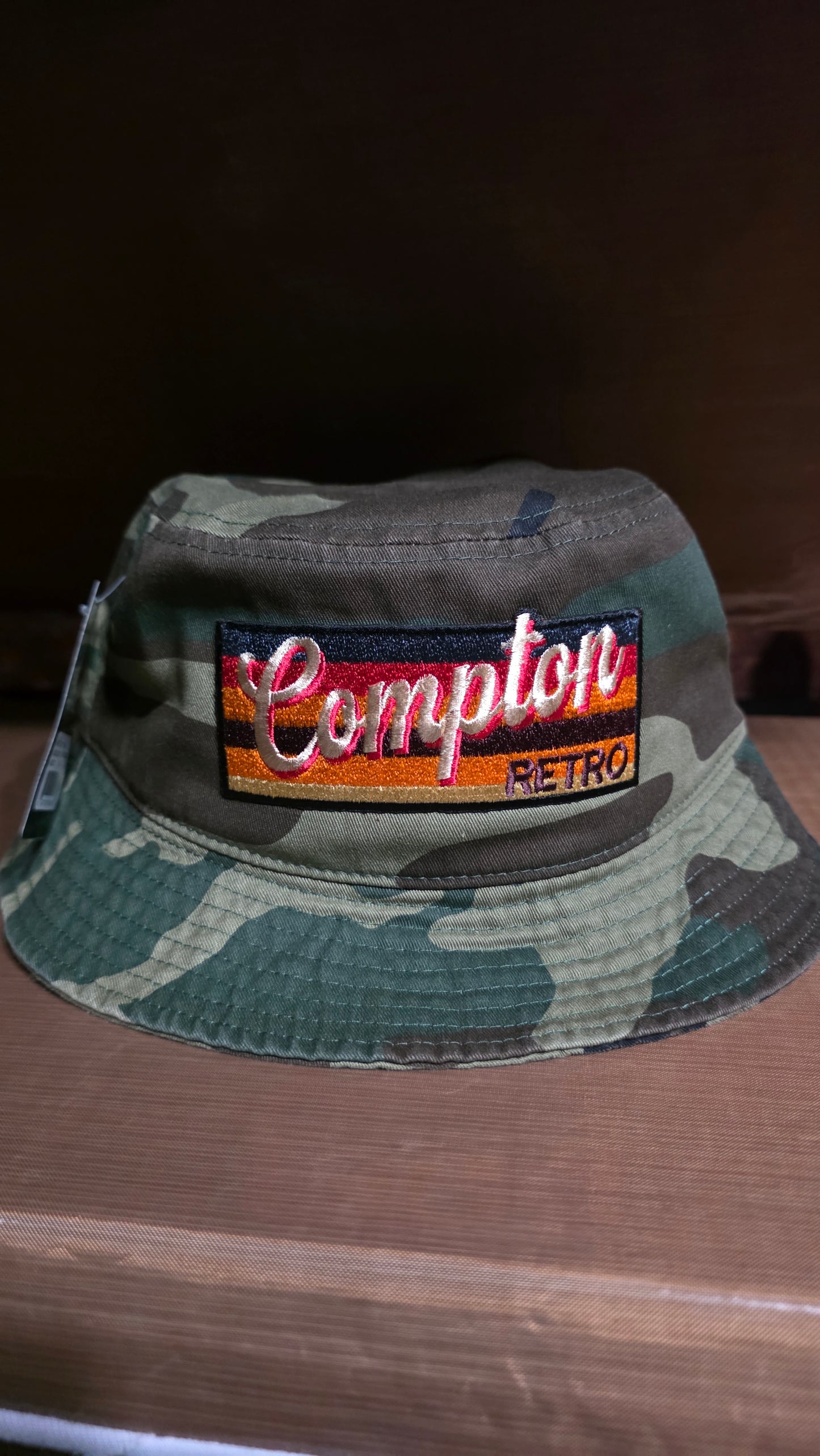 Camo compton bucket hat